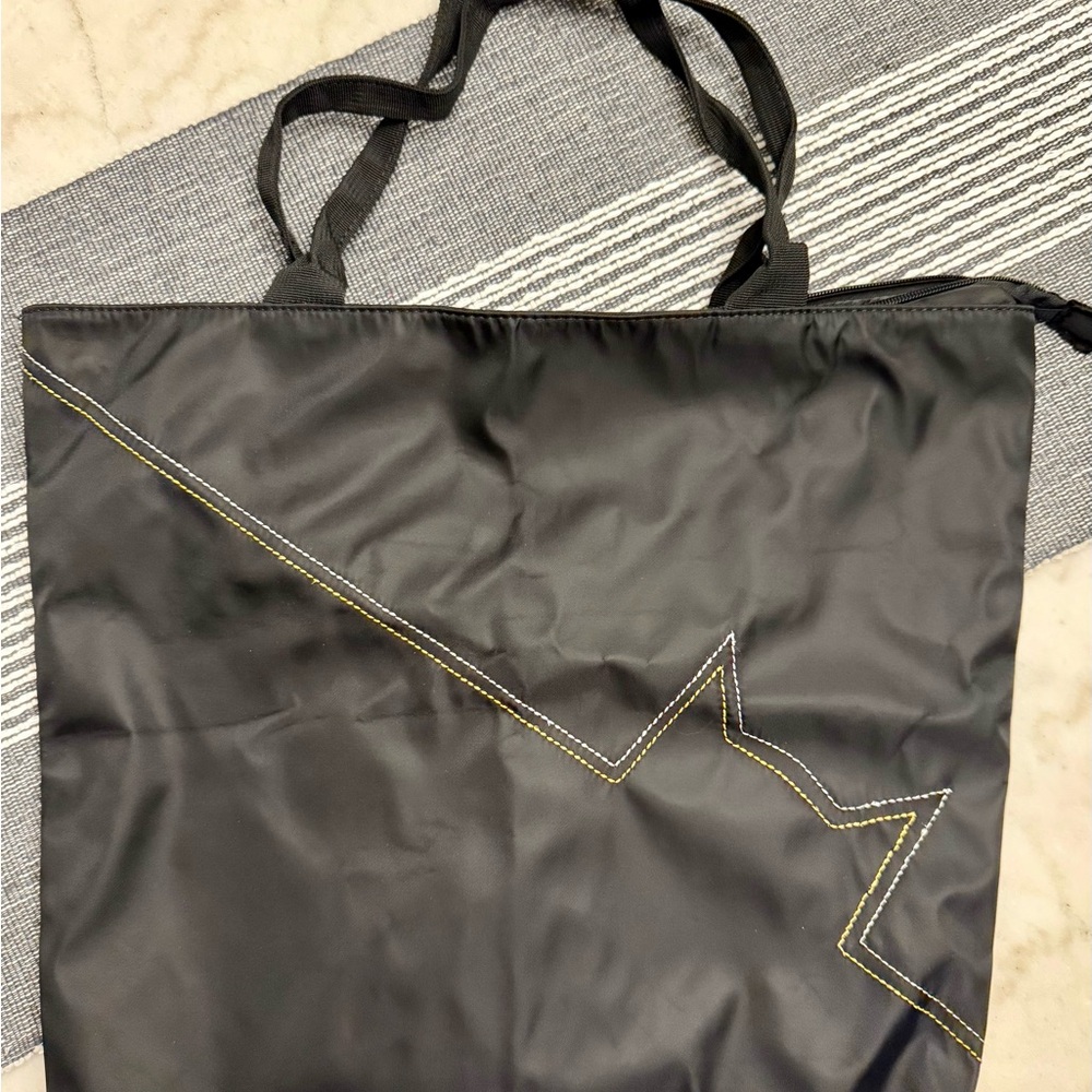 Cat Lady Box Limited Edition Black Cat Halloween 2033 Stitched Nylon Tote Bag